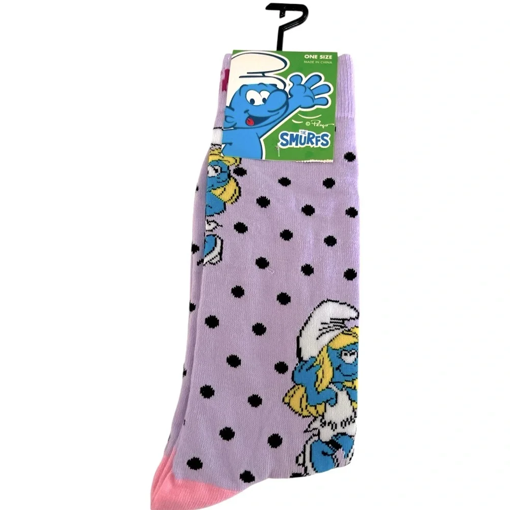 THE SMURFS SMURFETTE CREW SOCKS